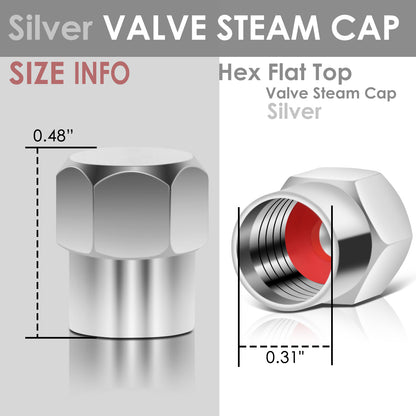 ACCESORIOS RT 163 - HEX FLAT TOP - SILVER - RM38-4L