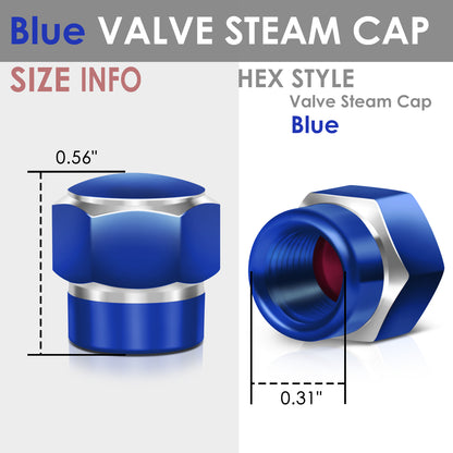 ACCESORIOS RT 181 - HEX SHAVED EDGES - BLUE - RM-38-4L