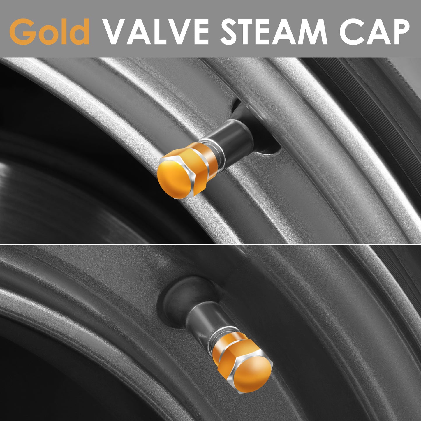 ACCESORIOS RT 181 - HEX SHAVED EDGES - GOLD - RM-38-4L