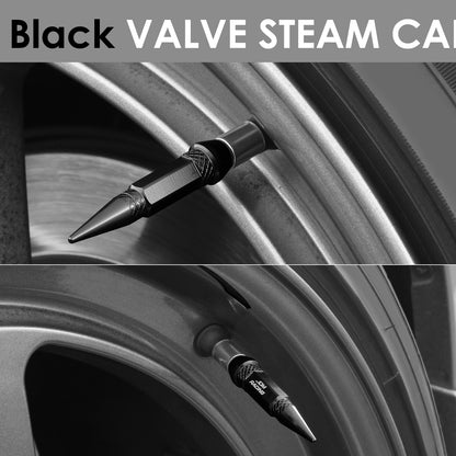 ACCESORIOS 60MM / 2.30" TALL - SPIKED - LUG NUT STYLE - BLACK