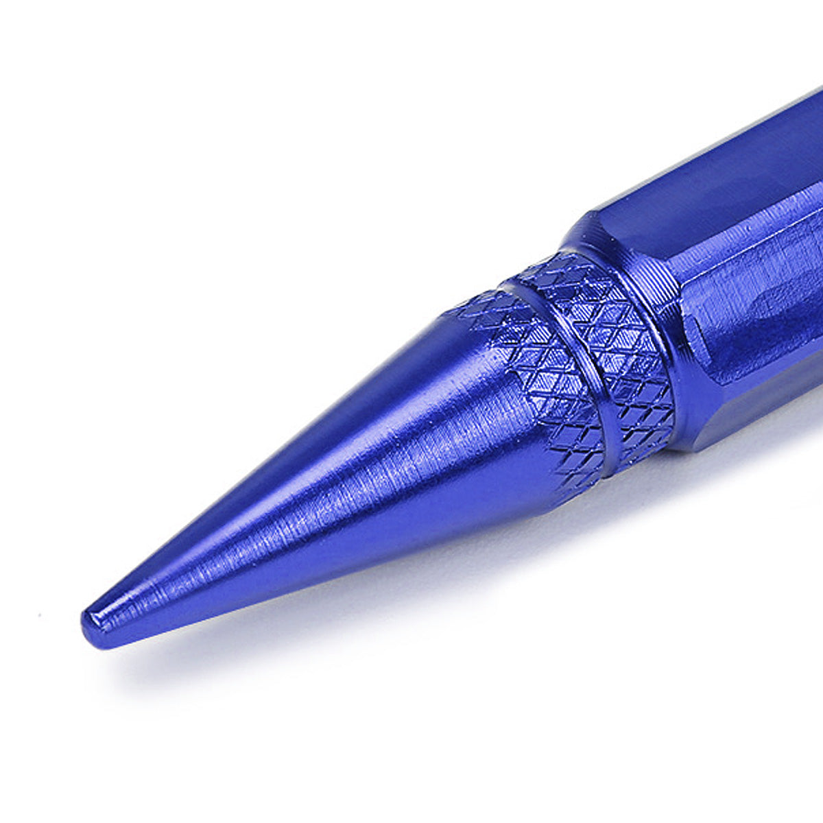 ACCESORIOS 60MM / 2.30" TALL - SPIKED - LUG NUT STYLE - BLUE