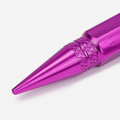 ACCESORIOS 60MM / 2.30" TALL - SPIKED - LUG NUT STYLE - PURPLE