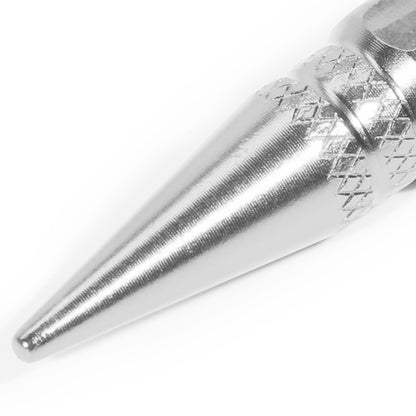 ACCESORIOS 60MM / 2.30" TALL - SPIKED - LUG NUT STYLE - SILVER