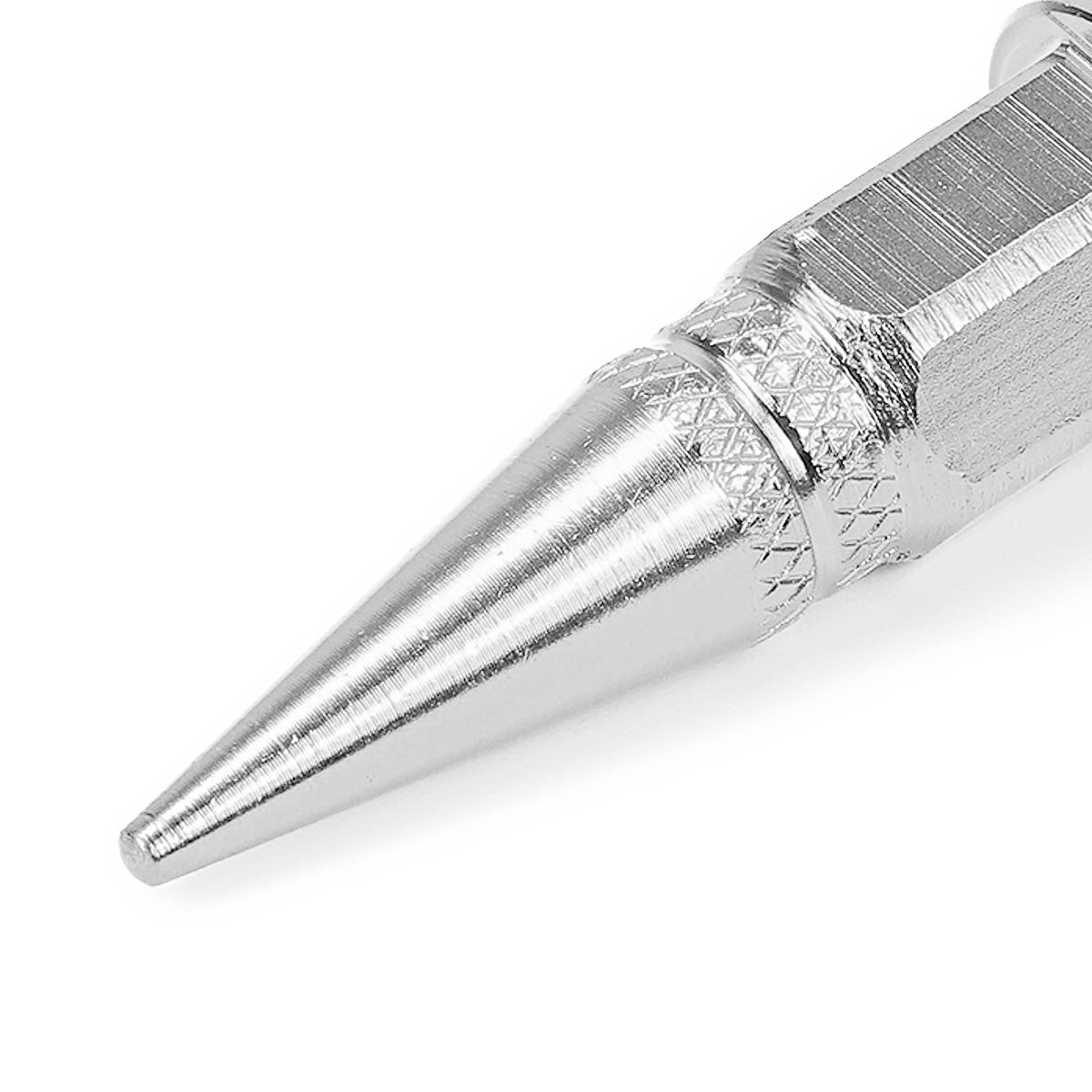 ACCESORIOS 45MM / 1.75" TALL - SPIKED - LUG NUT STYLE - SILVER