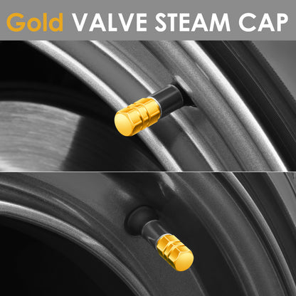 ACCESORIOS 17MM / 1.00" TALL - HEXAGON STYLE - GOLD