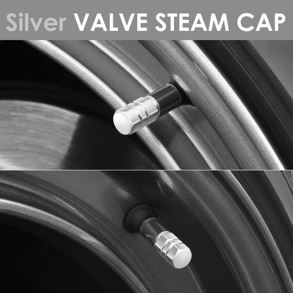 ACCESORIOS 17MM / 1.00" TALL - HEXAGON STYLE - SILVER