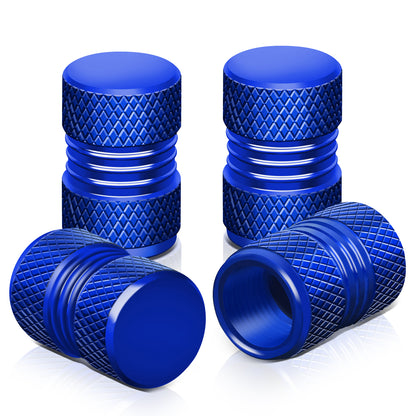 ACCESORIOS 17MM / 1.00" TALL - KNURLED STYLE - BLUE