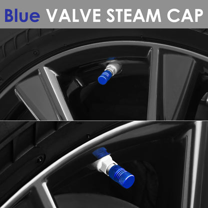 ACCESORIOS 17MM / 1.00" TALL - KNURLED STYLE - BLUE