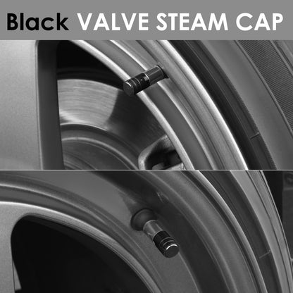 ACCESORIOS 17MM / 1.00" TALL - PISTON STYLE - BLACK