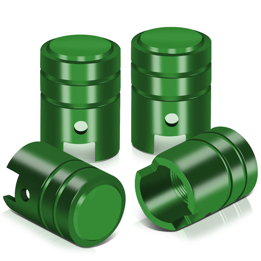 ACCESORIOS 17MM / 1.00" TALL - PISTON STYLE - GREEN