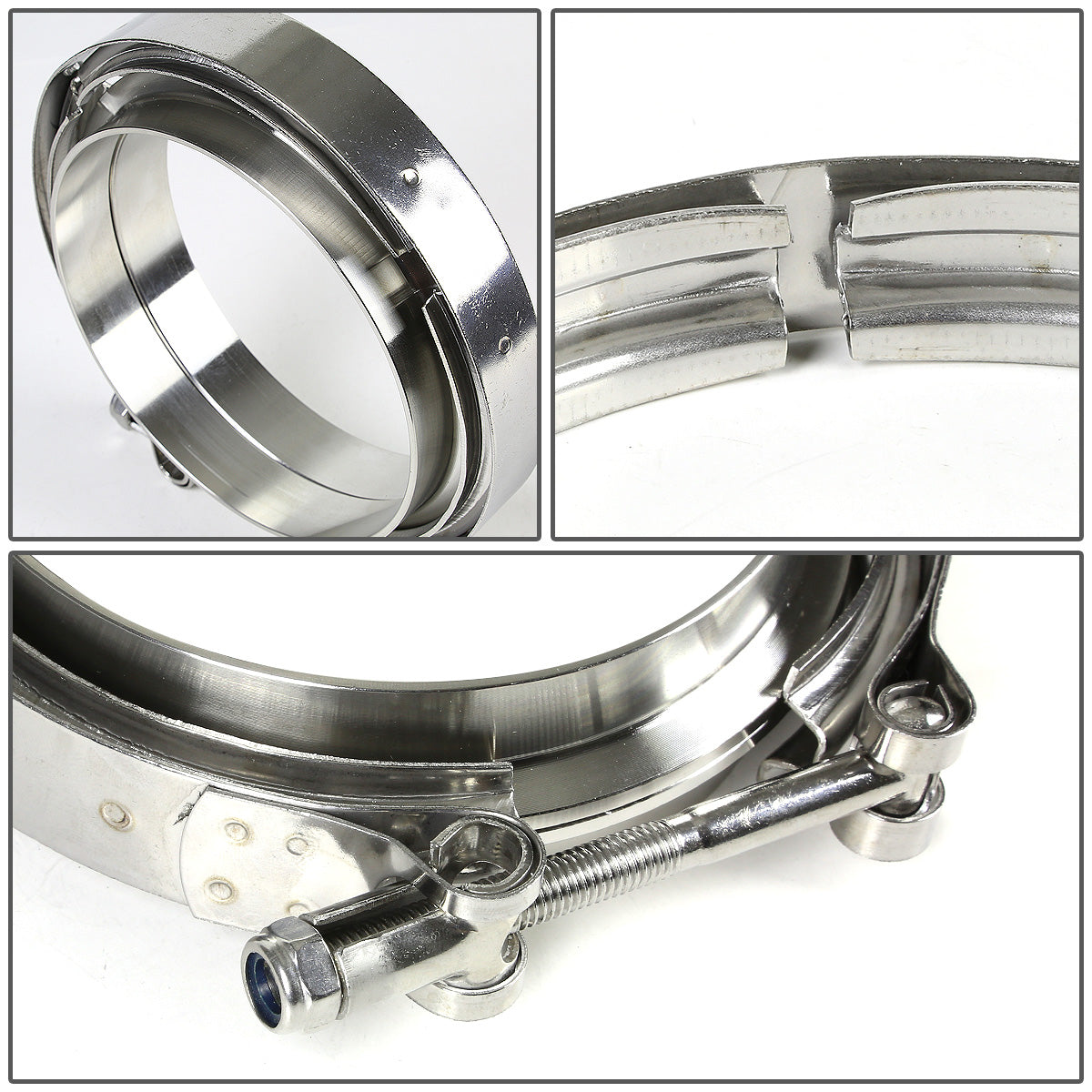 ACCESORIOS BAND CLAMP - WITH FLANGE - 4.5"