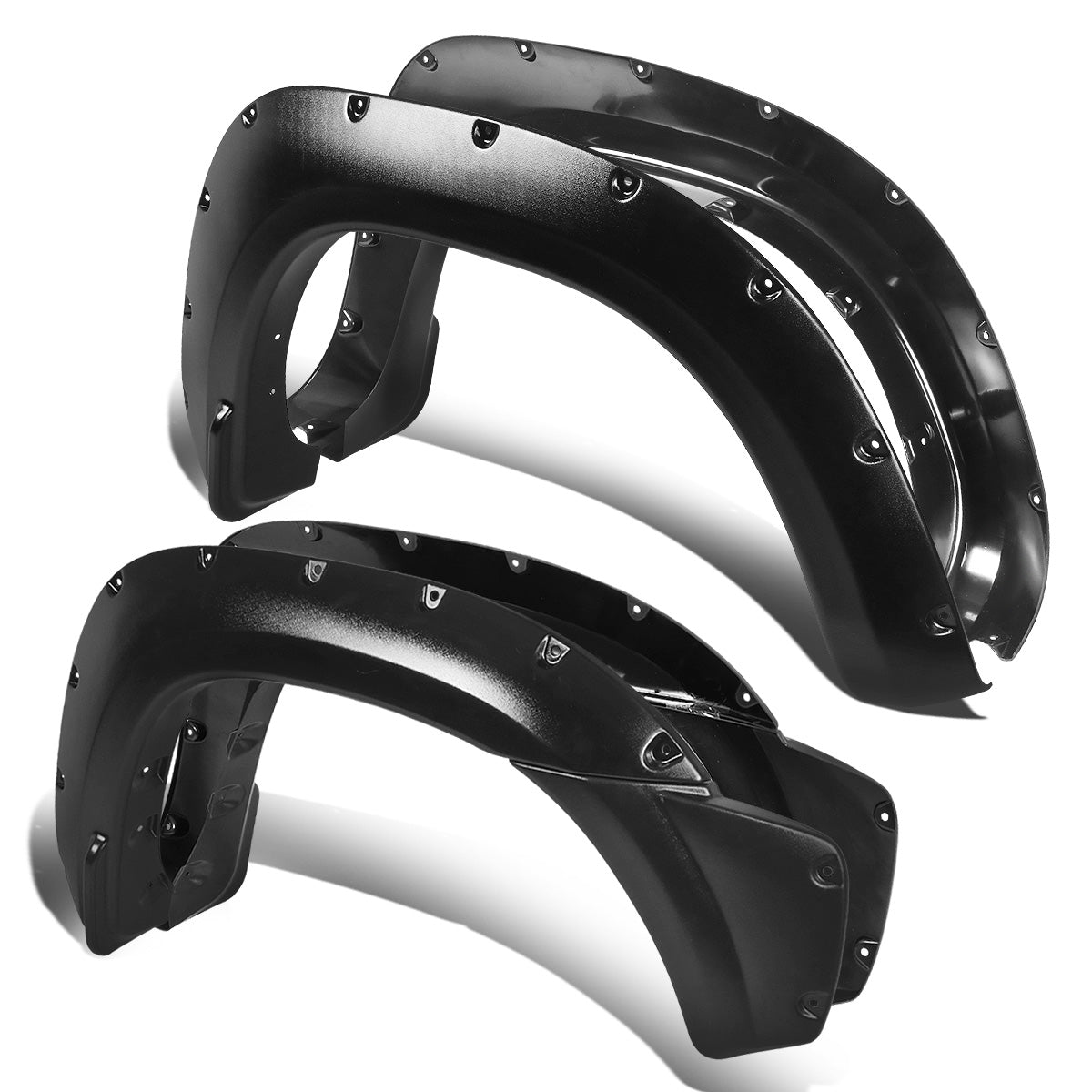 CANTONERAS 12-15 TOYOTA TACOMA - FITS 73.5" FLEETSIDE BED - POCKET-RIVETED STYLE - TEXTURED - MATTE BLACK