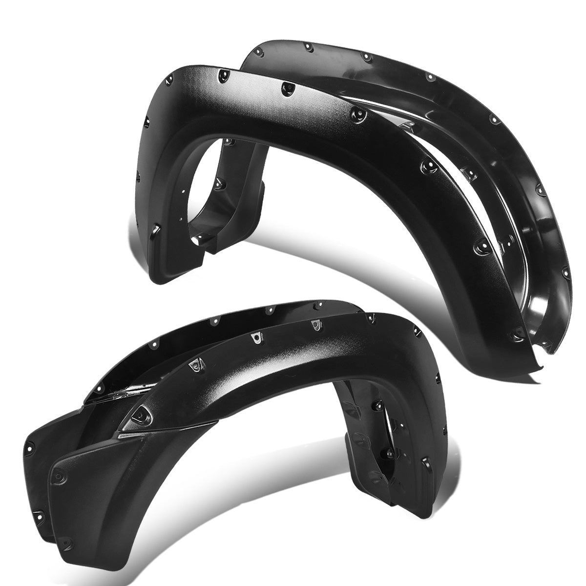 CANTONERAS 12-15 TOYOTA TACOMA - FITS 73.5" FLEETSIDE BED - POCKET-RIVETED STYLE - TEXTURED - MATTE BLACK