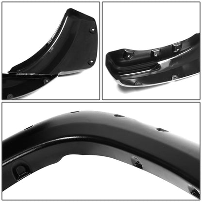 CANTONERAS 12-15 TOYOTA TACOMA - FITS 73.5" FLEETSIDE BED - POCKET-RIVETED STYLE - TEXTURED - MATTE BLACK