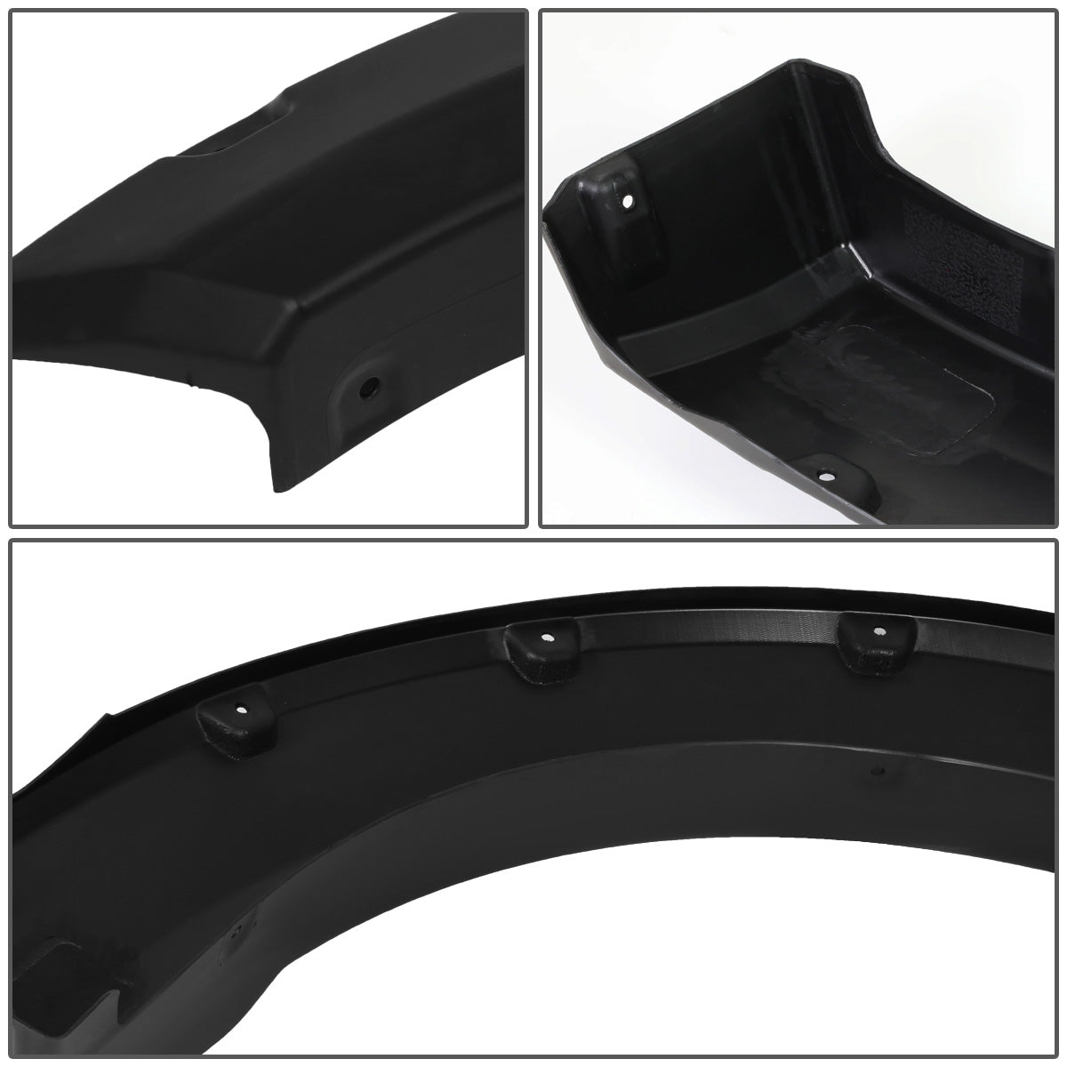 CANTONERAS 15-18 FORD F-150 - FITS 67.1", 78.9", 97.6" STYLESIDE BED MODELS - WILL NOT FIT MODELS W/ TECH PACKAGE - POCKET-RIVETED STYLE - TEXTURED - MATTE BLACK