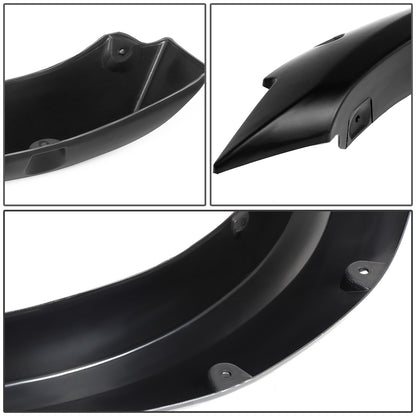 CANTONERAS 10-18 DODGE RAM 2500, 3500 - FITS MODELS WITH 76", 98" FLEETSIDE BED / DUALLY BED - POCKET-RIVETED STYLE - TEXTURED - MATTE BLACK