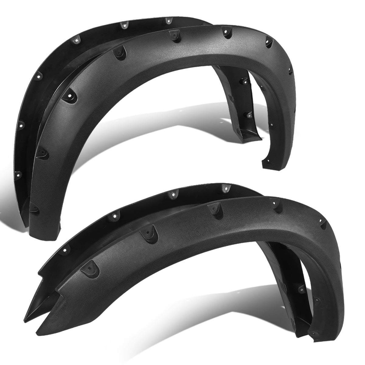 CANTONERAS 10-18 DODGE RAM 2500, 3500 - POCKET-RIVETED STYLE - TEXTURED - MATTE BLACK