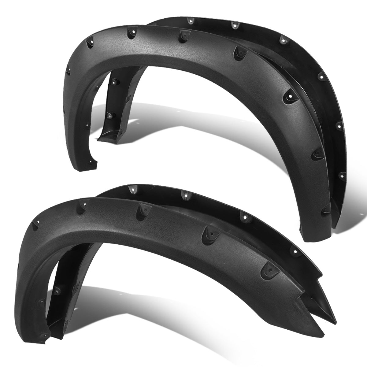 CANTONERAS 10-18 DODGE RAM 2500, 3500 - POCKET-RIVETED STYLE - TEXTURED - MATTE BLACK