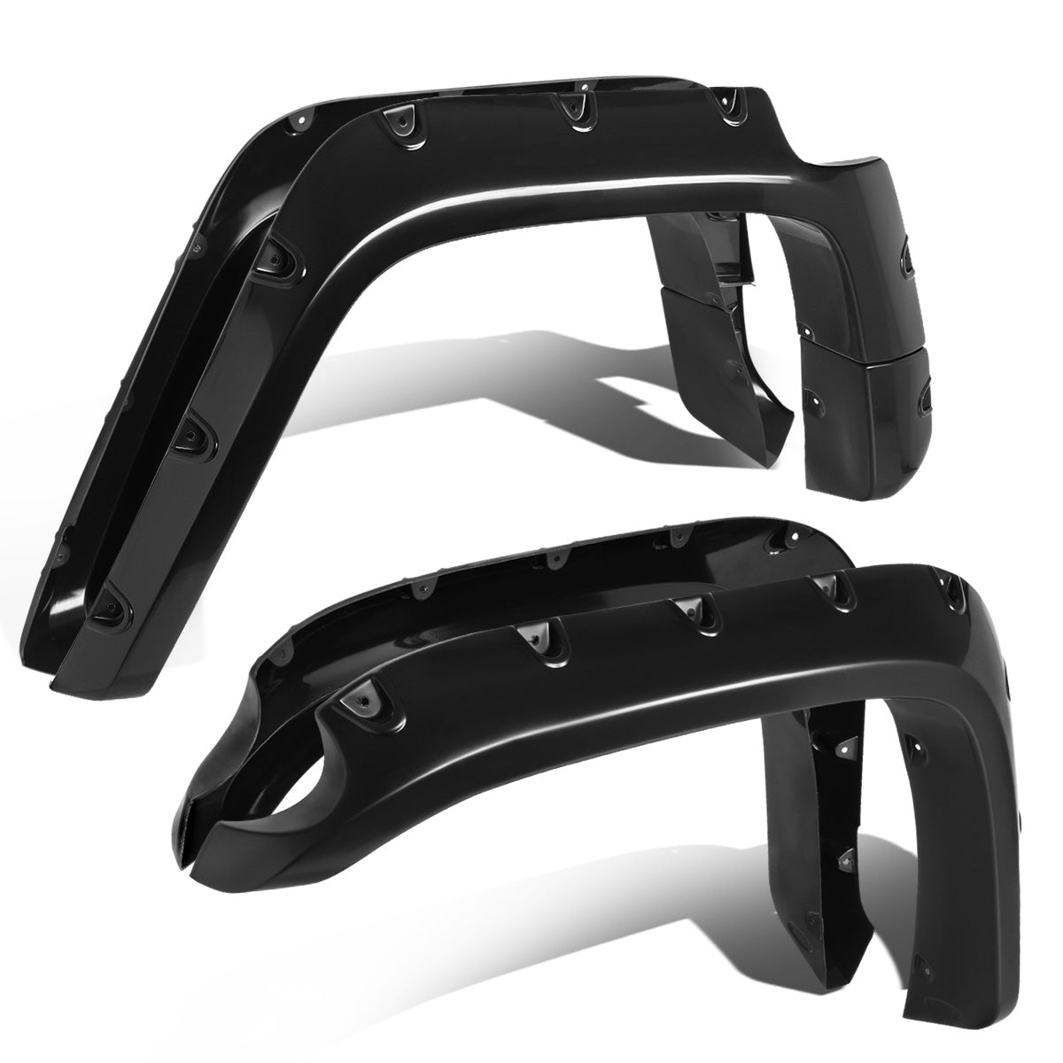 CANTONERAS 07-14 FJ CRUISER - POCKET-RIVETED STYLE - TEXTURED - MATTE BLACK