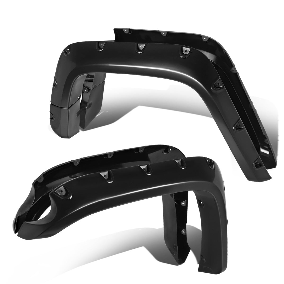 CANTONERAS 07-14 FJ CRUISER - POCKET-RIVETED STYLE - TEXTURED - MATTE BLACK