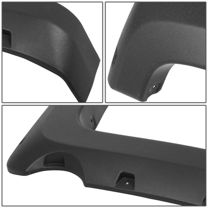 CANTONERAS 14-18 CHEVY SILVERADO 2500HD 3500HD - FITS 5.8FT FLEETSIDE SHORT BED MODELS ONLY - POCKET-RIVETED STYLE - TEXTURED - MATTE BLACK