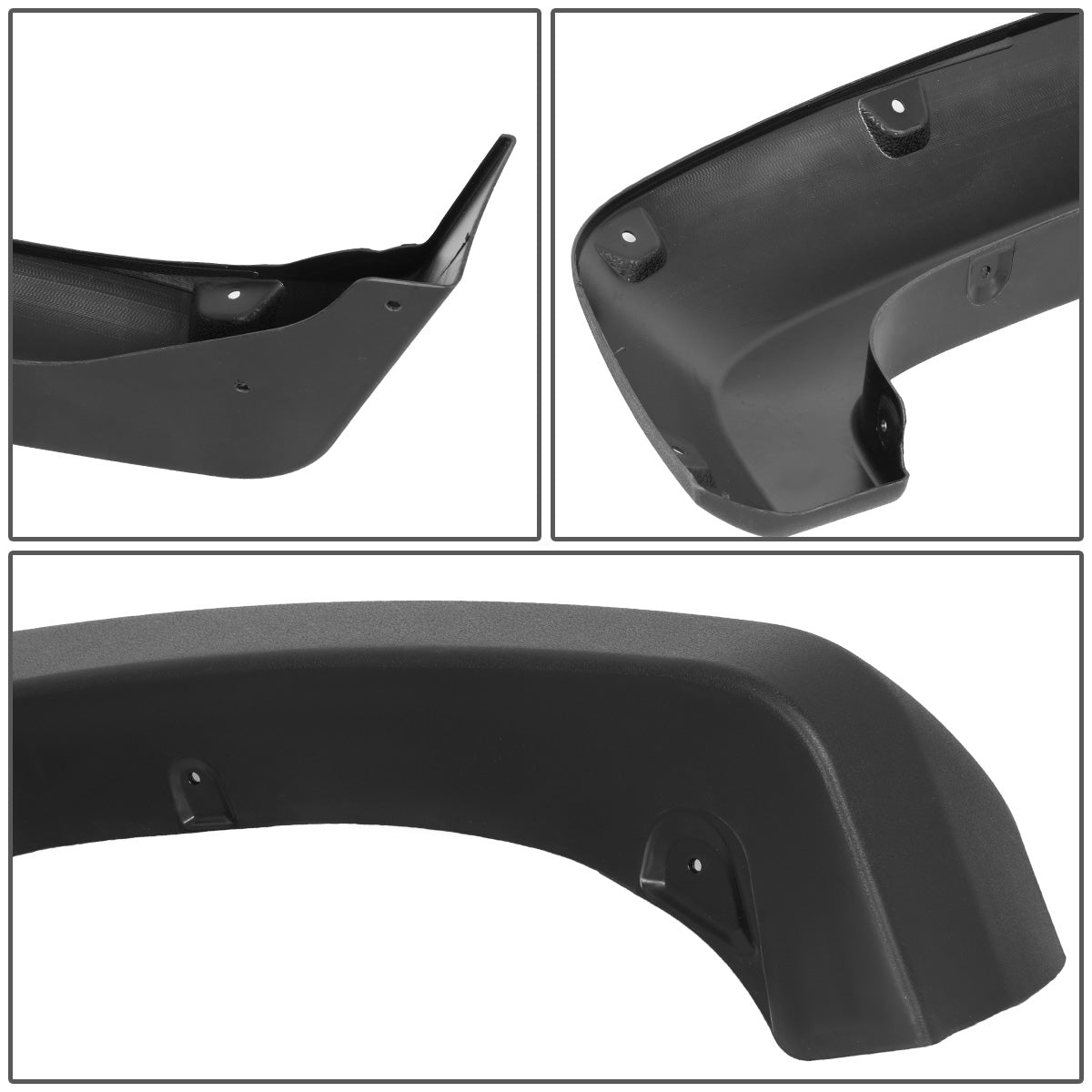 CANTONERAS 14-18 CHEVY SILVERADO 2500HD 3500HD - FITS 5.8FT FLEETSIDE SHORT BED MODELS ONLY - POCKET-RIVETED STYLE - TEXTURED - MATTE BLACK