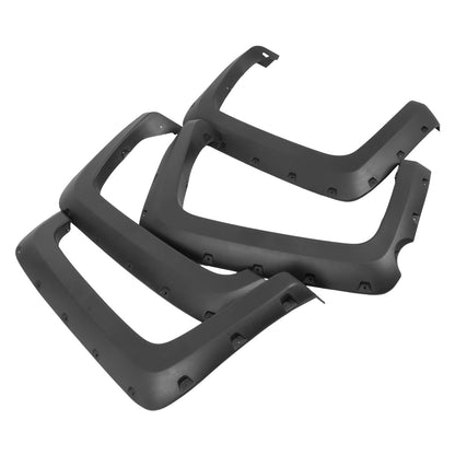 CANTONERAS 14-18 CHEVY SILVERADO 2500HD 3500HD - FITS 5.8FT FLEETSIDE SHORT BED MODELS ONLY - POCKET-RIVETED STYLE - TEXTURED - MATTE BLACK