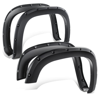CANTONERAS 07-13 GMC SIERRA 1500 - TIDAL FENDER FLARES 4PC POCKET RIVET TEXTURED OFFROAD FITS