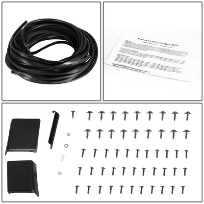 CANTONERAS 14-18 CHEVROLET SILVERADO 1500/15-19 CHEVROLET SILVERADO 2500 HD, 3500 HD - FITS FLEETSIDE MODELS ONLY. EXCLUDES DUALLY MODELS - 4PCS - MATTE BLACK