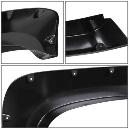 CANTONERAS 07-13 CHEVY SILVERADO 1500 / 07-14 CHEVY SILVERADO 2500HD, 3500HD - FITS 97.6", 78.7", 78" FLEETSIDE BED MODELS - POCKET-RIVETED STYLE - TEXTURED - MATTE BLACK