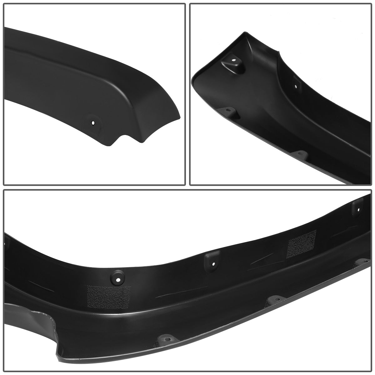 CANTONERAS 07-13 CHEVY SILVERADO 1500 - FITS 69.3" FLEETSIDE SHORT BED MODELS - POCKET-RIVETED STYLE - TEXTURED - MATTE BLACK