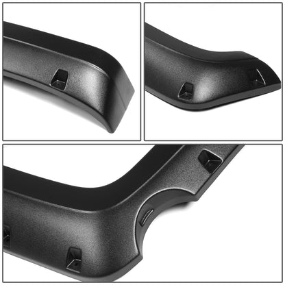 CANTONERAS 14-18 CHEVY SILVERADO 1500 - FITS 69.3" FLEETSIDE BED MODELS ONLY - POCKET-RIVETED STYLE - TEXTURED - MATTE BLACK