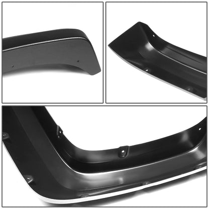 CANTONERAS 14-18 CHEVY SILVERADO 1500 - FITS 69.3" FLEETSIDE BED MODELS ONLY - POCKET-RIVETED STYLE - TEXTURED - MATTE BLACK