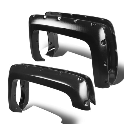 CANTONERAS 14-17 CHEVY SILVERADO 1500, 2500, 3500 - FITS 6.5FT, 8FT FLEETSIDE BED MODELS ONLY - POCKET-RIVETED STYLE - TEXTURED - BLACK