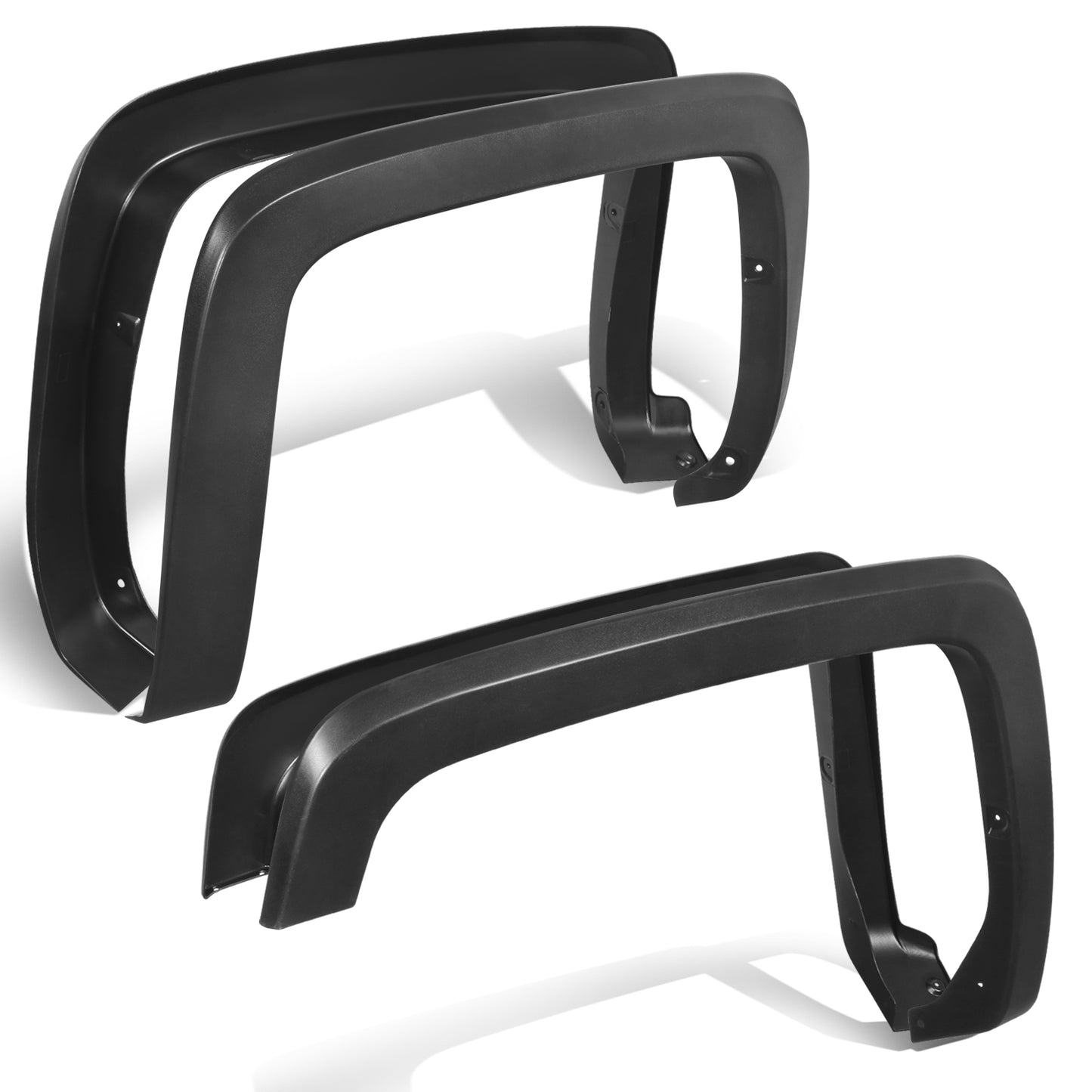 CANTONERAS CHEVROLET SILVERADO 1500 2014-2018 - CHEVROLET SILVERADO 2500 2015-2018 - CHEVROLET SILVERADO 2500 HD 3500 HD 2015-2019 - FITS 6.5' & 8' BEDS - BLACK