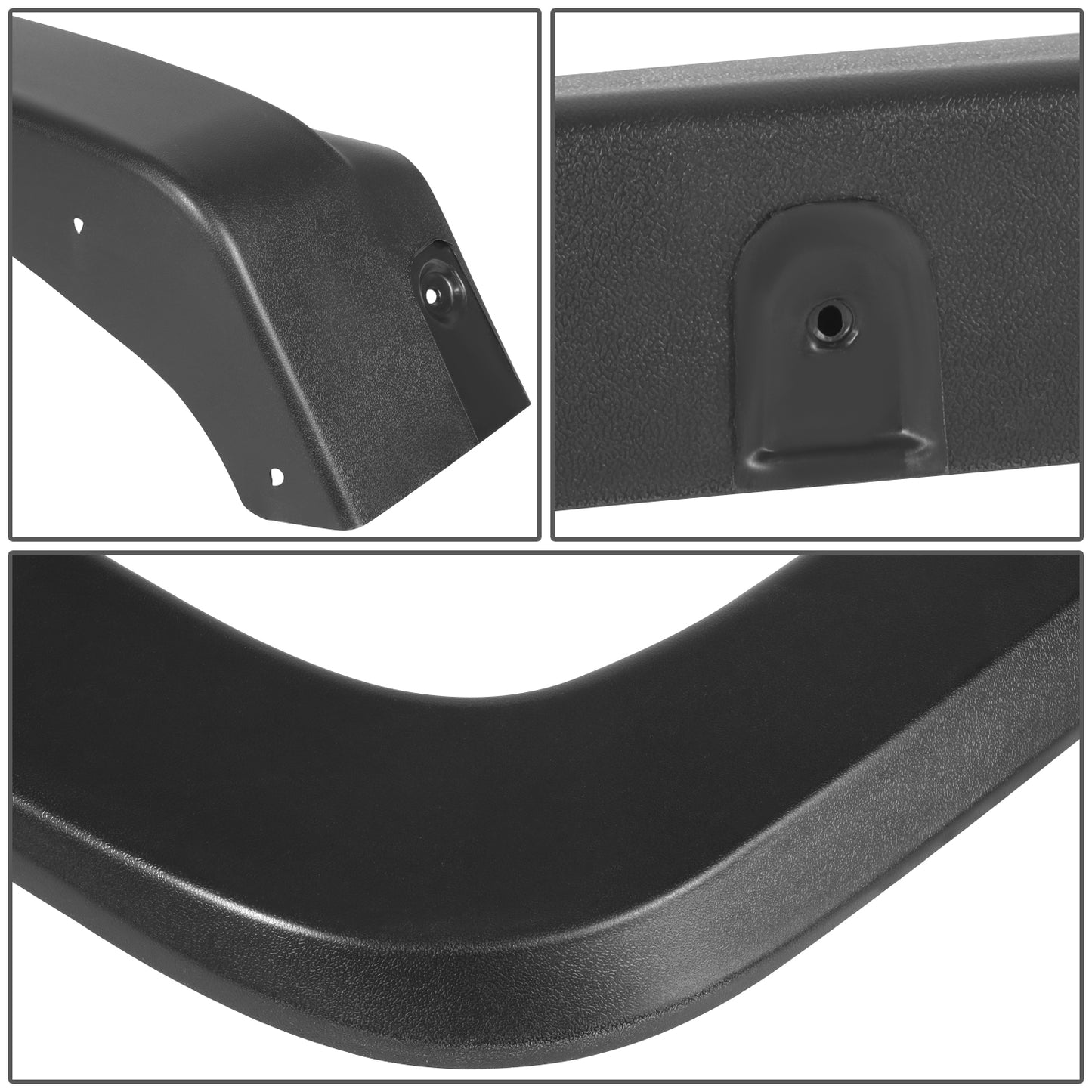 CANTONERAS CHEVROLET SILVERADO 1500 2014-2018 - CHEVROLET SILVERADO 2500 2015-2018 - CHEVROLET SILVERADO 2500 HD 3500 HD 2015-2019 - FITS 6.5' & 8' BEDS - BLACK