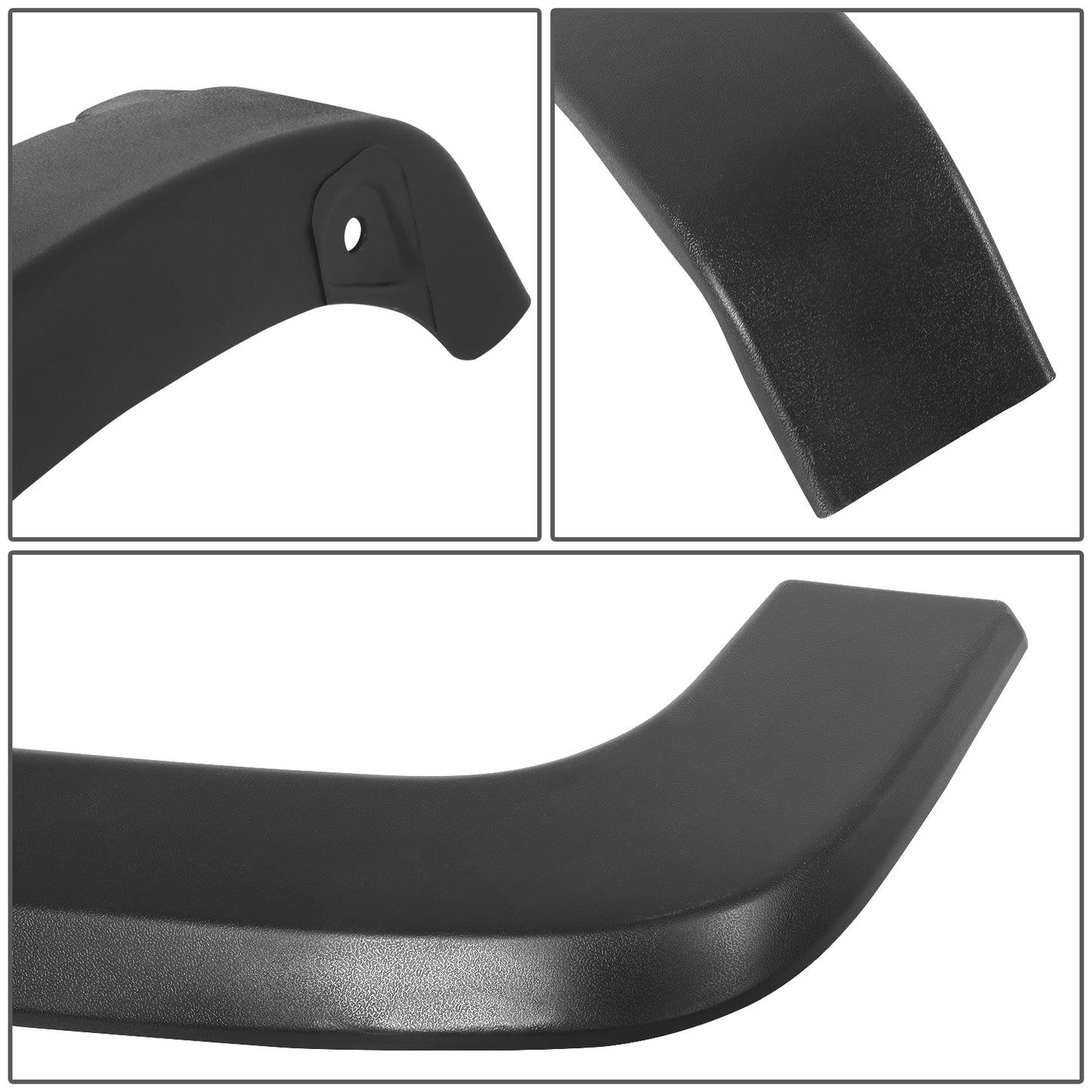 CANTONERAS CHEVROLET SILVERADO 1500 2014-2018 - CHEVROLET SILVERADO 2500 2015-2018 - CHEVROLET SILVERADO 2500 HD 3500 HD 2015-2019 - FITS 6.5' & 8' BEDS - BLACK