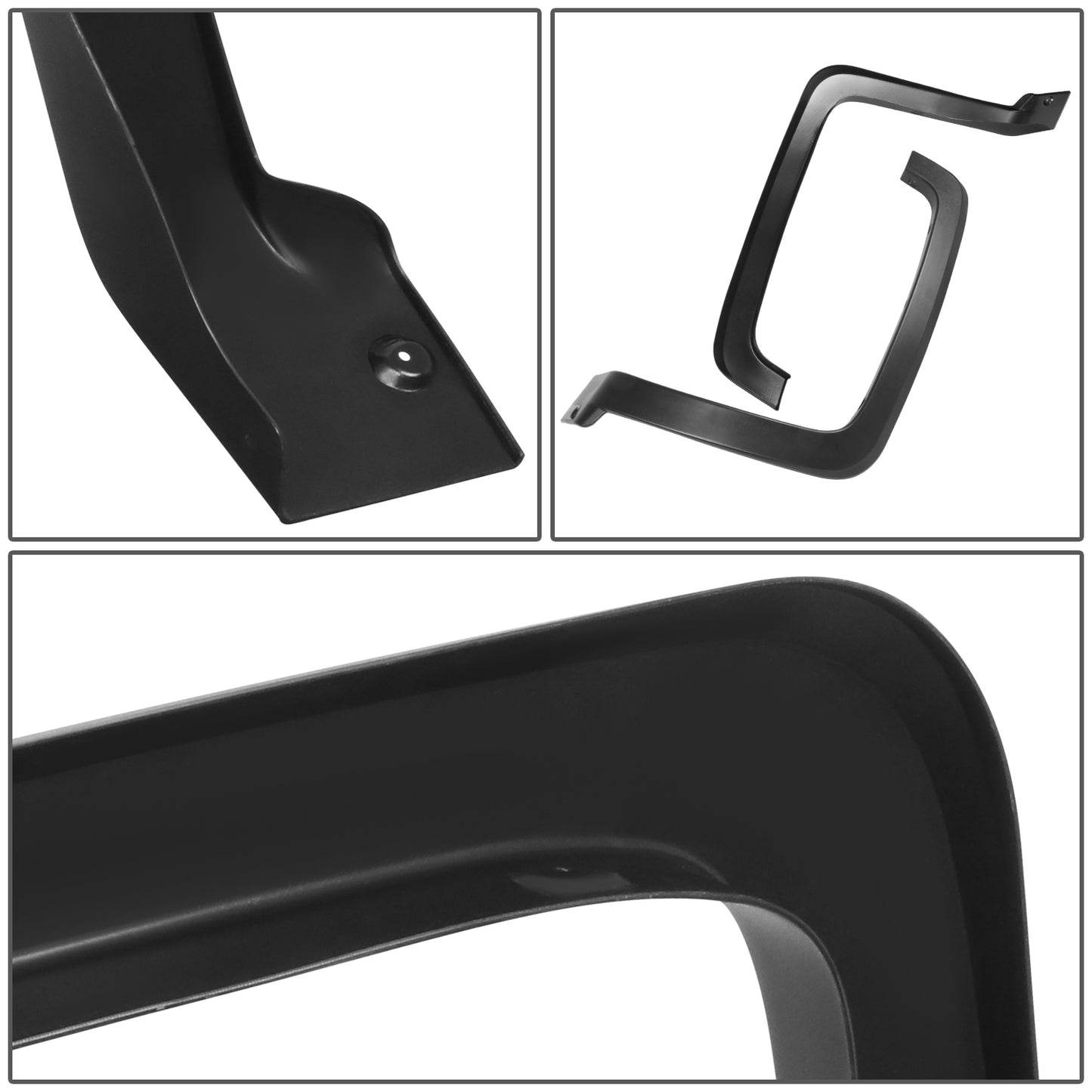 CANTONERAS CHEVROLET SILVERADO 1500 2014-2018 - CHEVROLET SILVERADO 2500 2015-2018 - CHEVROLET SILVERADO 2500 HD 3500 HD 2015-2019 - FITS 6.5' & 8' BEDS - BLACK