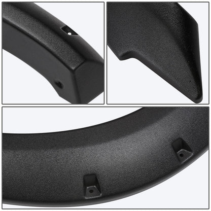 CANTONERAS 99-02 CHEVY SILVERADO 1500, 2500, 3500 / 99-06 GMC SIERRA 1500, 2500, 3500 / 2007 GMC SIERRA 1500, 2500, 3500 CLASSIC - FITS 78.7, 97.6" FLEETSIDE BED MODELS ONLY - POCKET-RIVETED STYLE - TEXTURED - MATTE BLACK