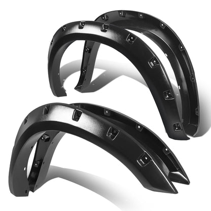 CANTONERAS 09-10 DODGE RAM 1500 / 11-17 DODGE RAM 1500 - DOES NOT FIT SPORT MODELS - POCKET-RIVETED STYLE - TEXTURED - MATTE BLACK