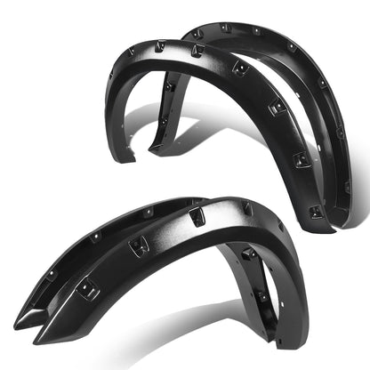 CANTONERAS 09-10 DODGE RAM 1500 / 11-17 DODGE RAM 1500 - DOES NOT FIT SPORT MODELS - POCKET-RIVETED STYLE - TEXTURED - MATTE BLACK