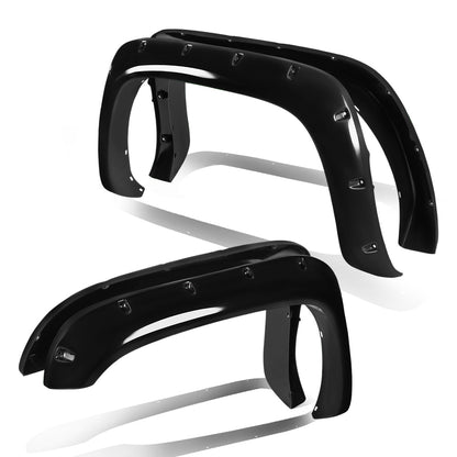 CANTONERAS 94-01 DODGE RAM 1500 / 94-02 DODGE RAM 2500, 3500 - POCKET-RIVETED STYLE - GLOSSY - BLACK