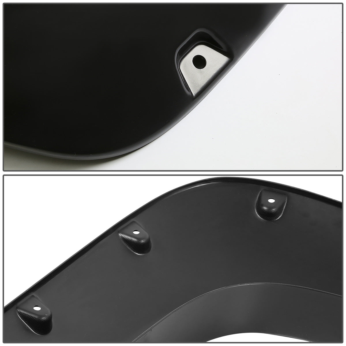 CANTONERAS 94-01 DODGE RAM 1500 / 94-02 DODGE RAM 2500, 3500 - POCKET-RIVETED STYLE - GLOSSY - BLACK