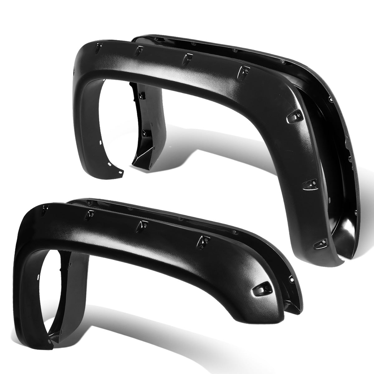 CANTONERAS 94-01 DODGE RAM 1500 / 94-02 DODGE RAM 2500, 3500 - POCKET-RIVETED STYLE - TEXTURED - MATTE BLACK