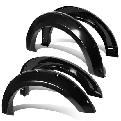 CANTONERAS 04-08 FORD F-150 - POCKET-RIVETED STYLE - GLOSSY - BLACK