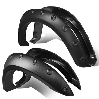 CANTONERAS 99-03 FORD F-150 / 97-99 FORD F-250 SUPER DUTY / 2004 FORD F-150 - FITS STYLESIDE BEDS - POCKET-RIVETED STYLE - TEXTURED - MATTE BLACK