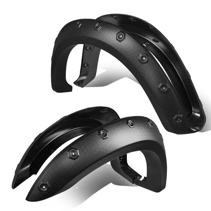 CANTONERAS 99-03 FORD F-150 / 97-99 FORD F-250 SUPER DUTY / 2004 FORD F-150 - FITS STYLESIDE BEDS - POCKET-RIVETED STYLE - TEXTURED - MATTE BLACK