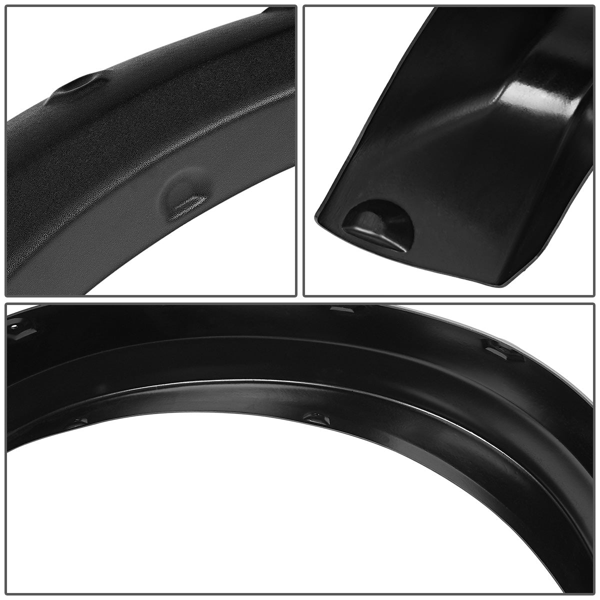 CANTONERAS 99-03 FORD F-150 / 97-99 FORD F-250 SUPER DUTY / 2004 FORD F-150 - FITS STYLESIDE BEDS - POCKET-RIVETED STYLE - TEXTURED - MATTE BLACK