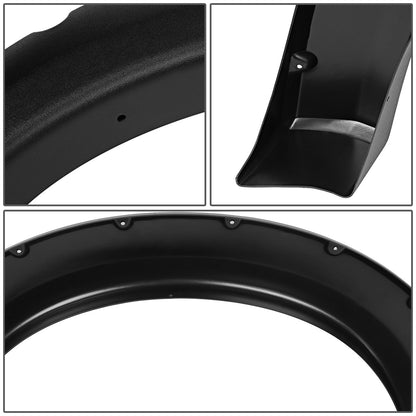 CANTONERAS 99-10 FORD F-250, F-350 SUPER DUTY - FITS 96"-98.6" STYLESIDE BED MODELS - WILL NOT FIT DUALLY MODELS - POCKET-RIVETED STYLE - TEXTURED - BLACK