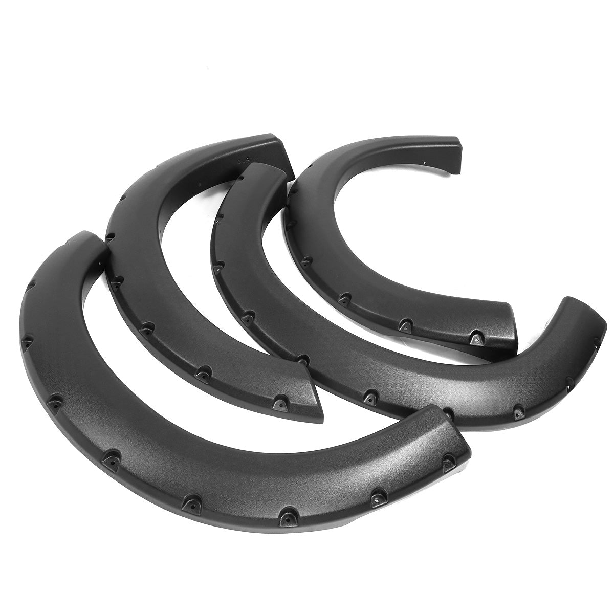 CANTONERAS 99-10 FORD F-250, F-350 SUPER DUTY - FITS 96"-98.6" STYLESIDE BED MODELS - WILL NOT FIT DUALLY MODELS - POCKET-RIVETED STYLE - TEXTURED - BLACK